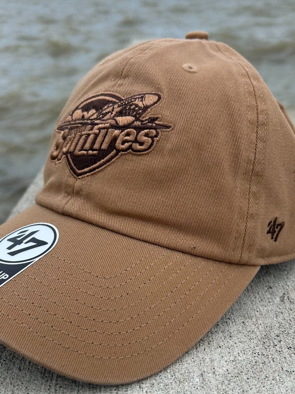 NEW Windsor Spitfires OHL '47 Brand Hockey Adjustable Hat Brown Tan